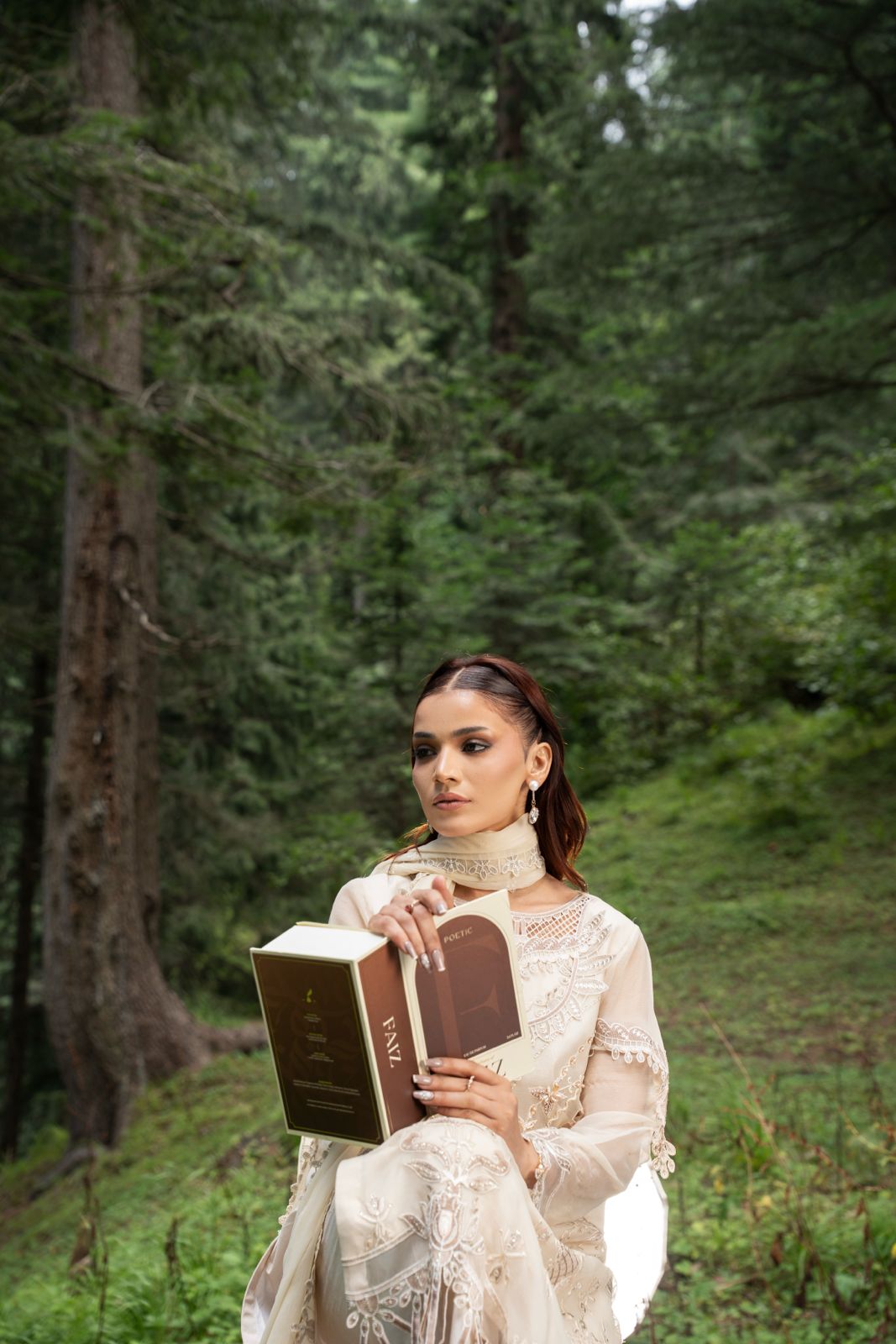 Zebtan | Aura Embroidered Weightless Chiffon | AR-4
