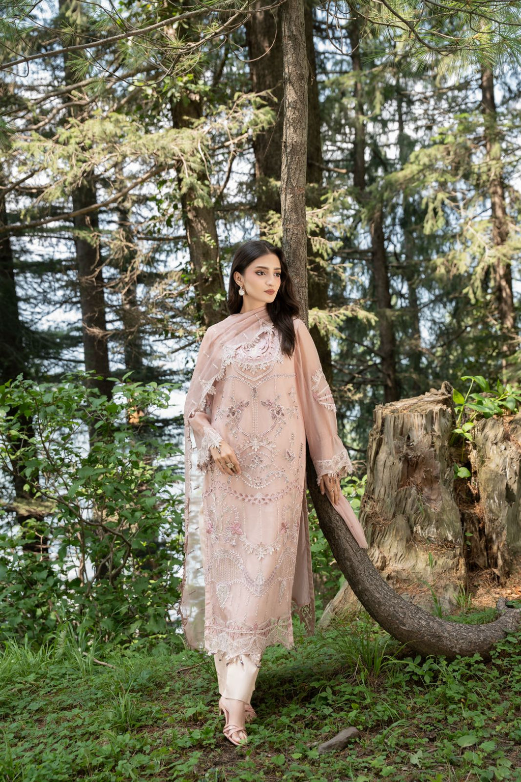Zebtan | Aura Embroidered Weightless Chiffon | AR-5
