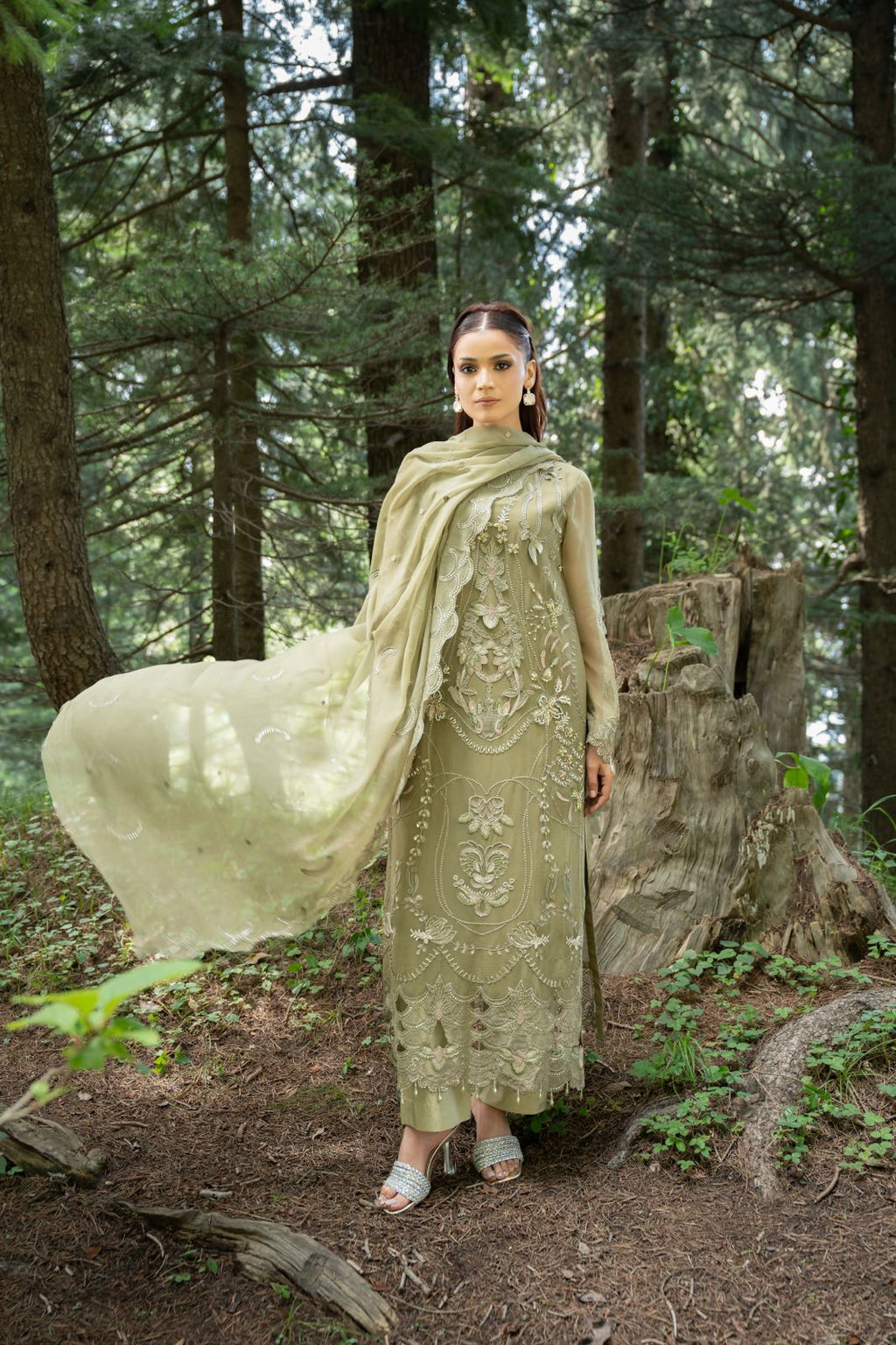 Zebtan | Aura Embroidered Weightless Chiffon | AR-6