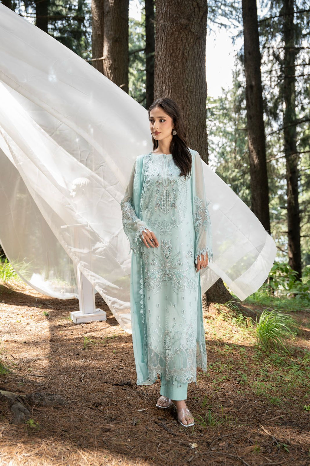 Zebtan | Aura Embroidered Weightless Chiffon | AR-7