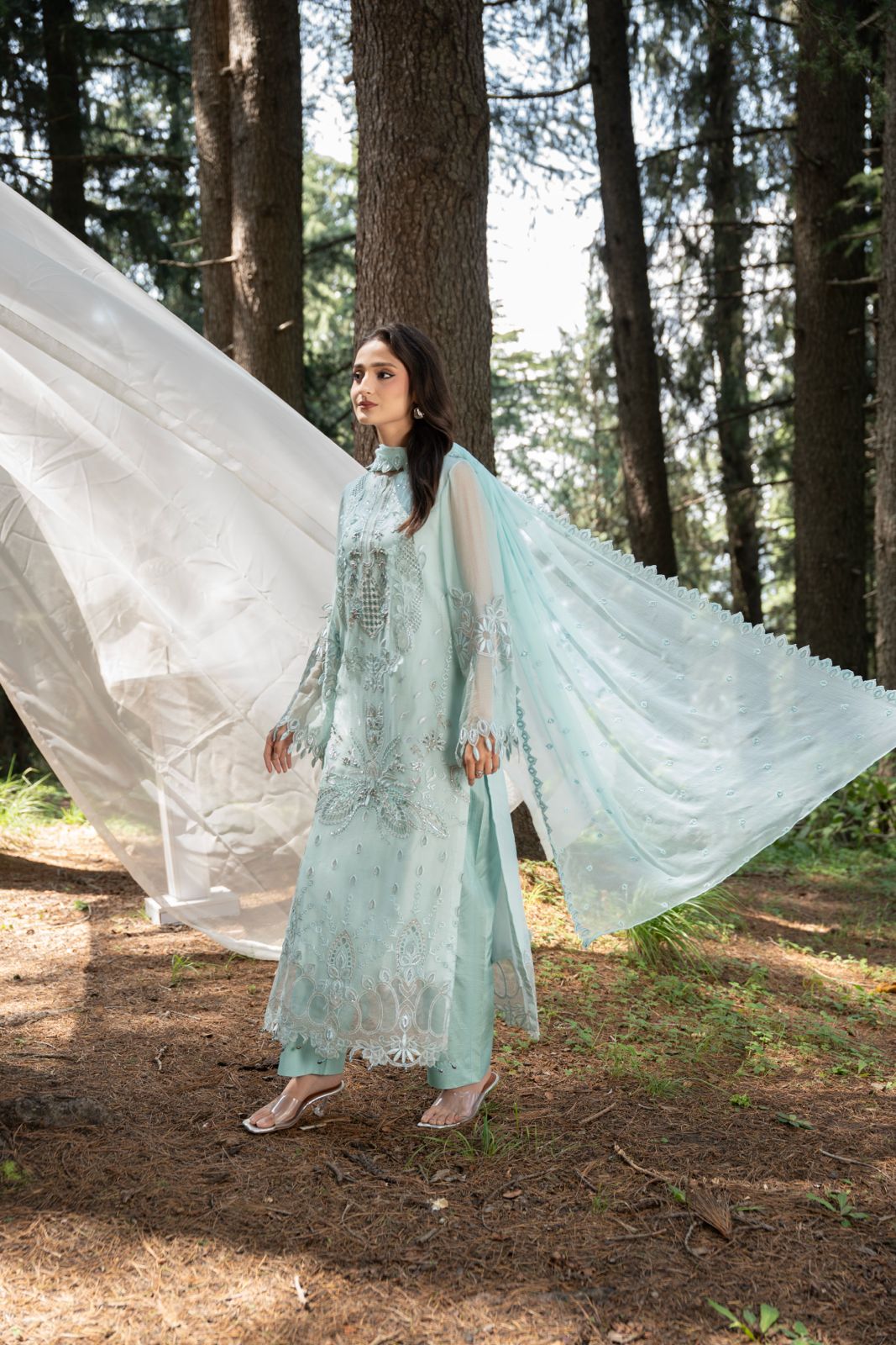 Zebtan | Aura Embroidered Weightless Chiffon | AR-7