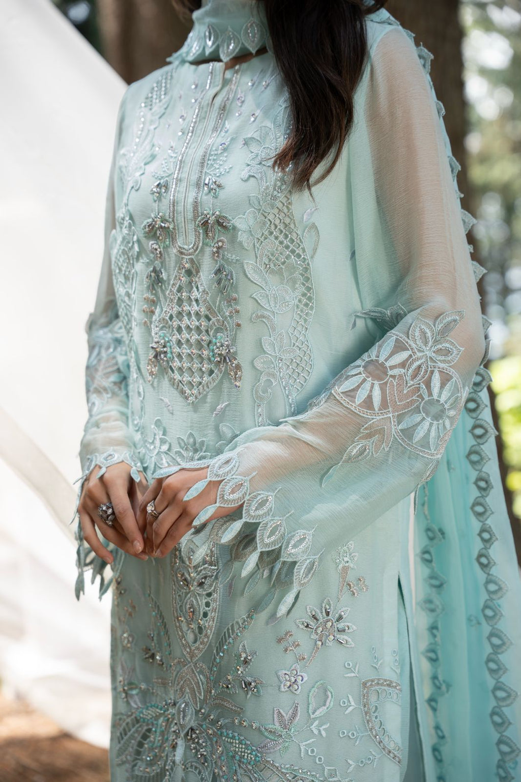 Zebtan | Aura Embroidered Weightless Chiffon | AR-7