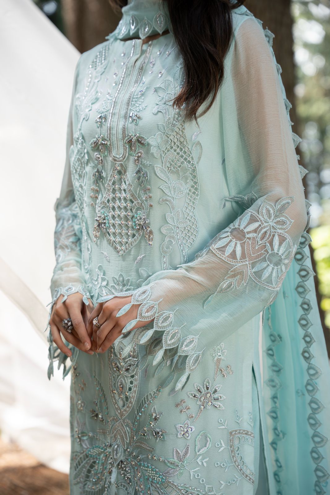 Zebtan | Aura Embroidered Weightless Chiffon | AR-7