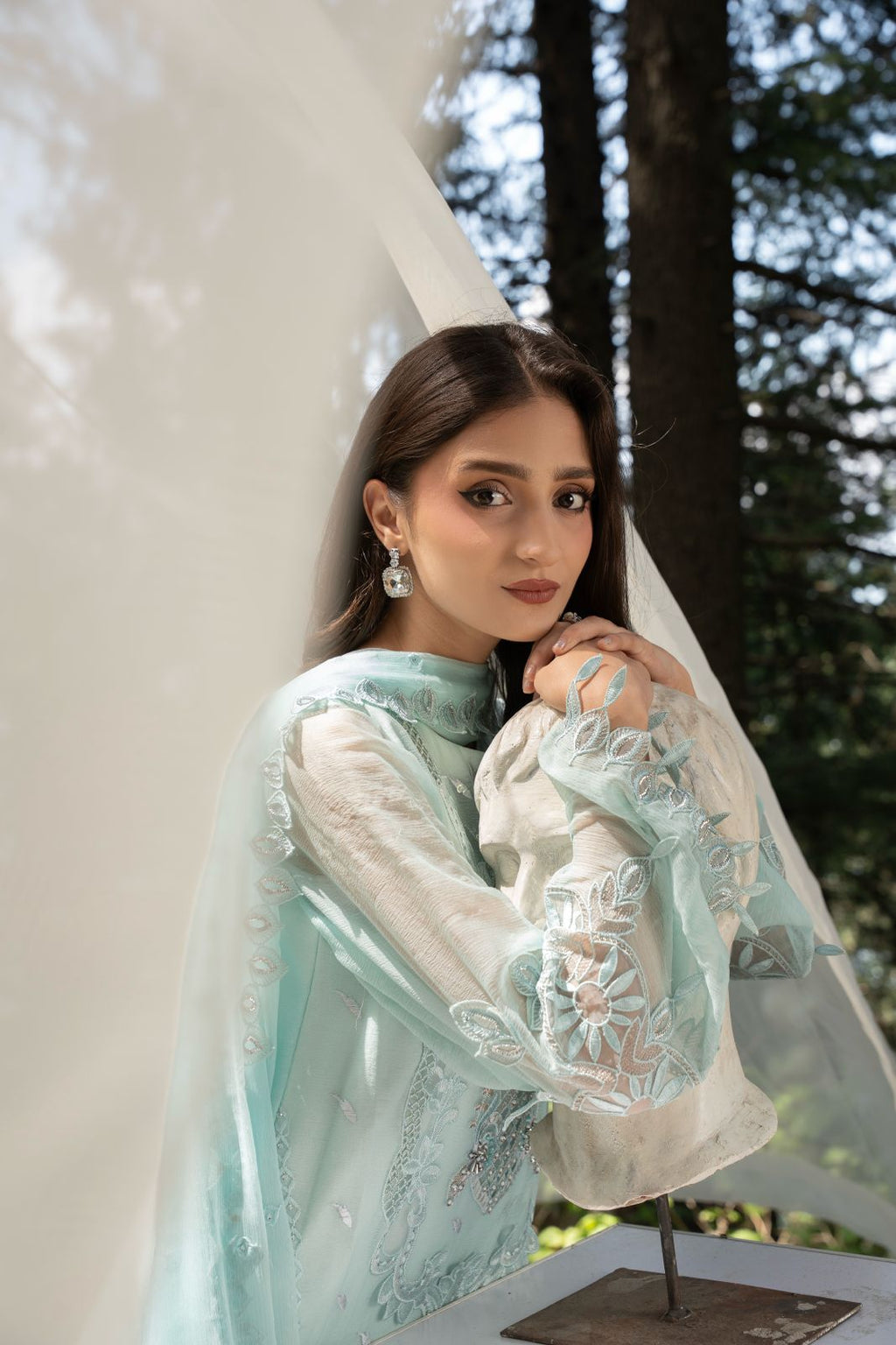 Zebtan | Aura Embroidered Weightless Chiffon | AR-7