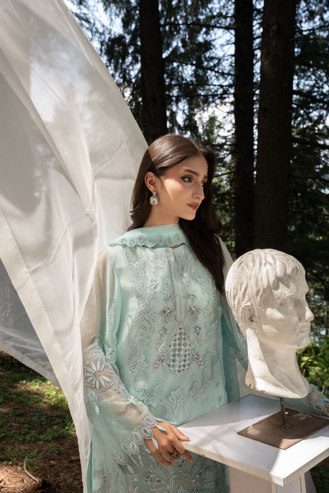 Zebtan | Aura Embroidered Weightless Chiffon | AR-7