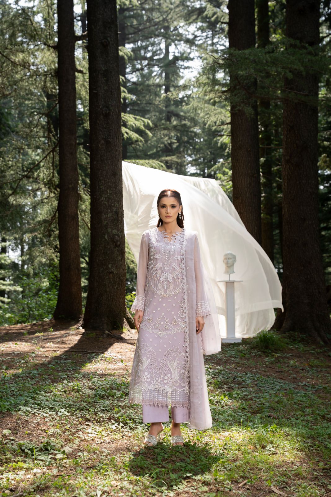 Zebtan | Aura Embroidered Weightless Chiffon | AR-8