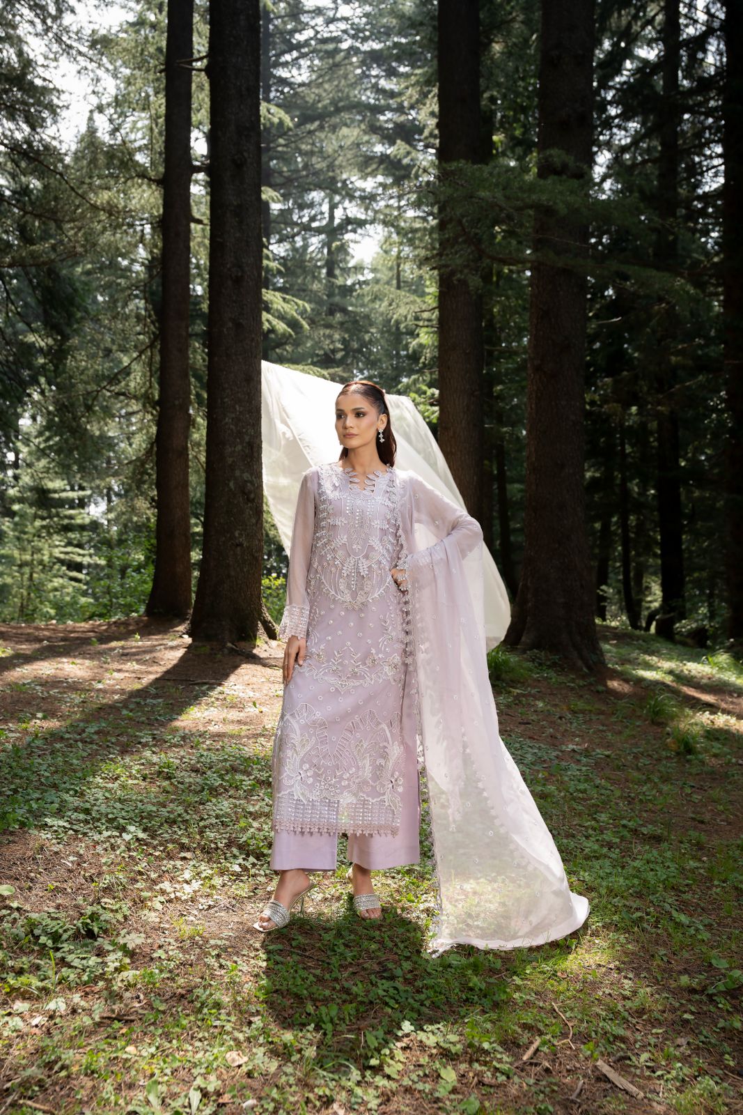 Zebtan | Aura Embroidered Weightless Chiffon | AR-8