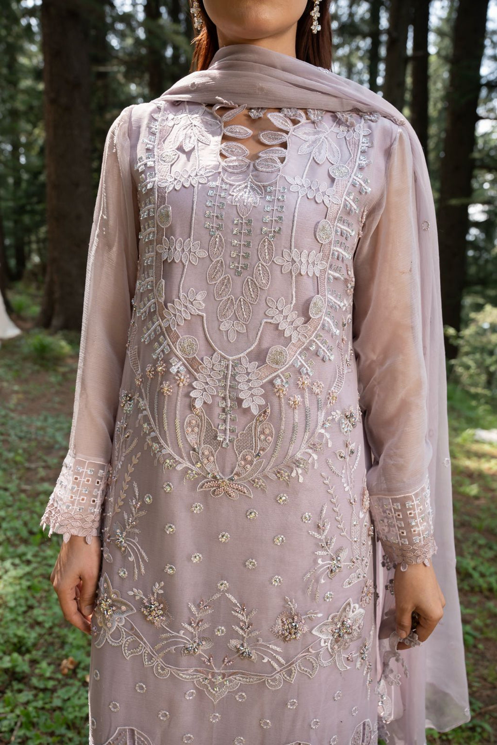 Zebtan | Aura Embroidered Weightless Chiffon | AR-8