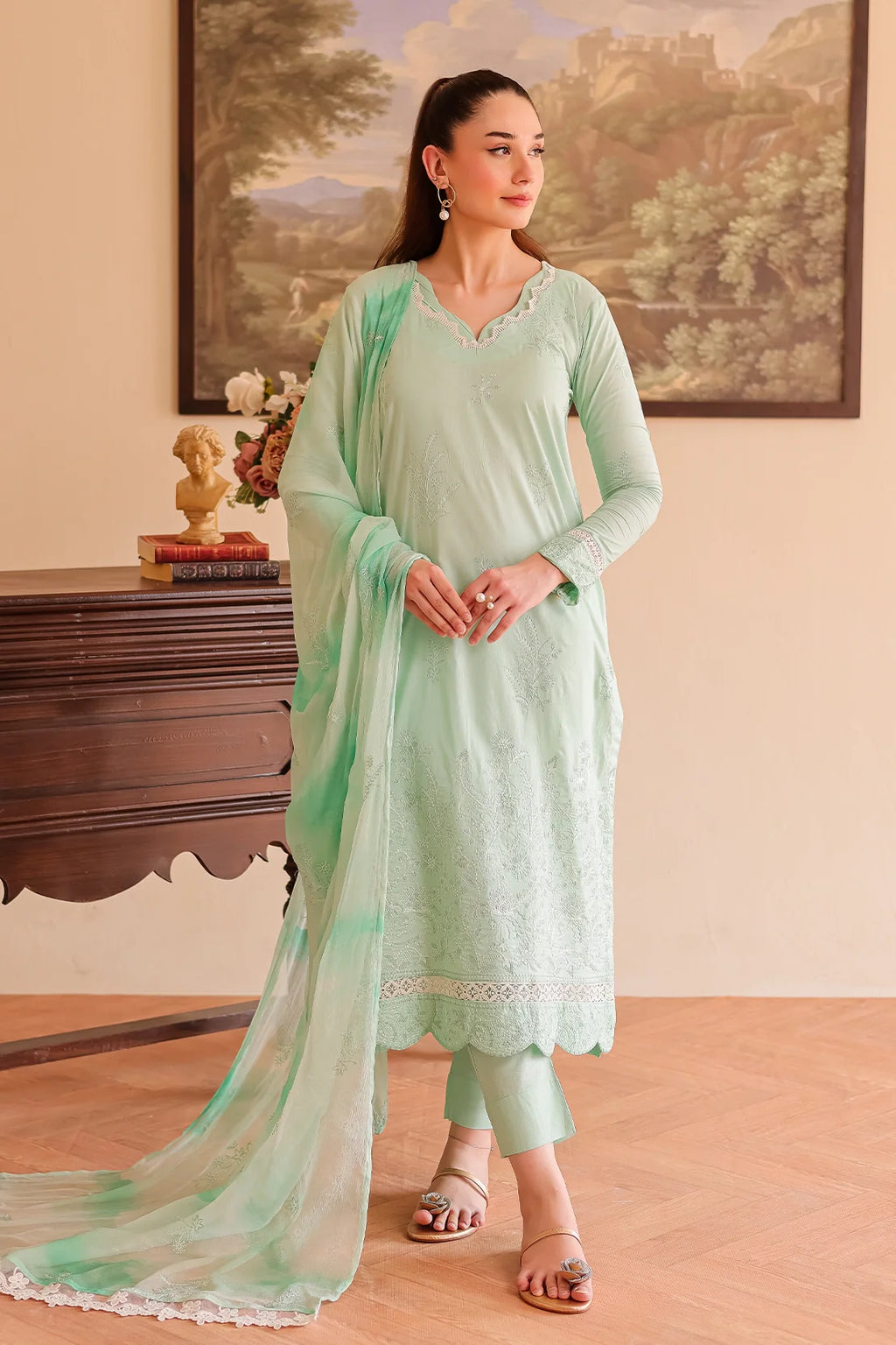 Rashid | White for summer Lawn | 501