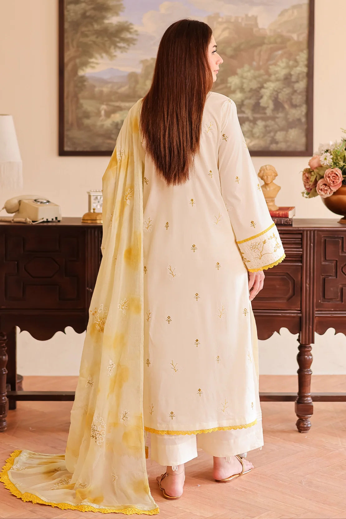 Rashid | White for summer Lawn | 503