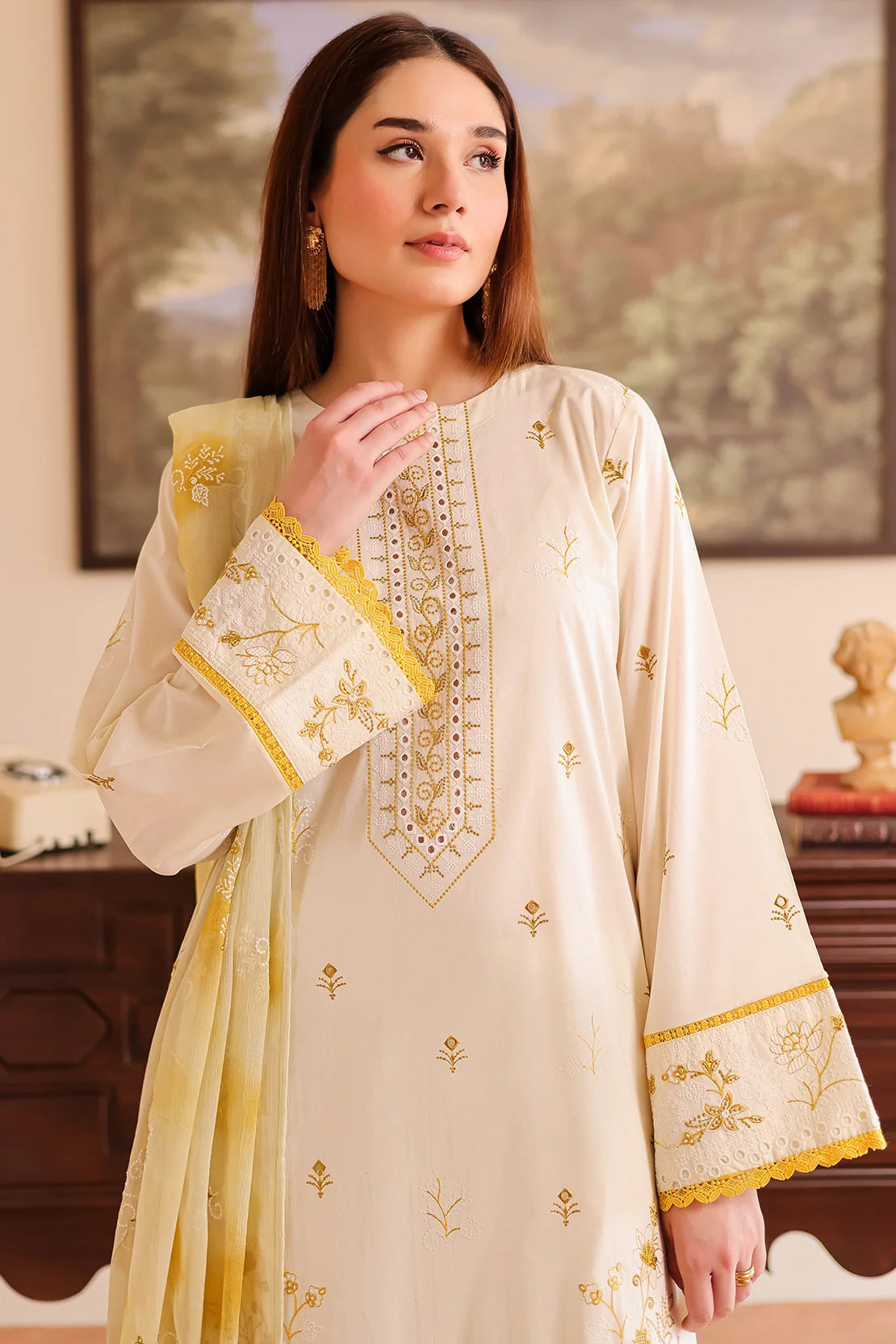 Rashid | White for summer Lawn | 503