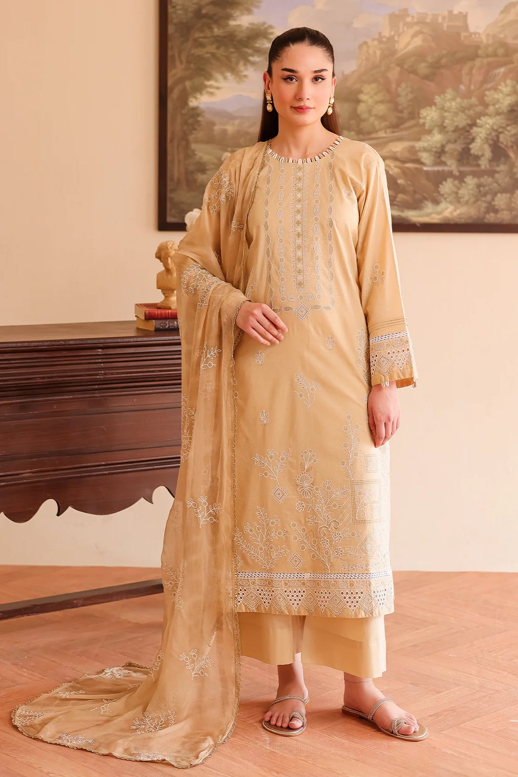 Rashid | White for summer Lawn | 504