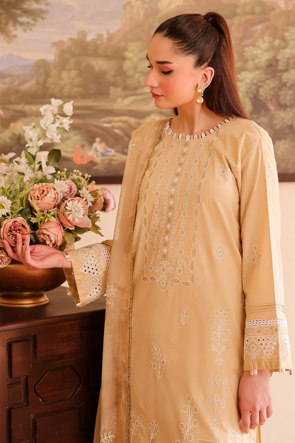 Rashid | White for summer Lawn | 504