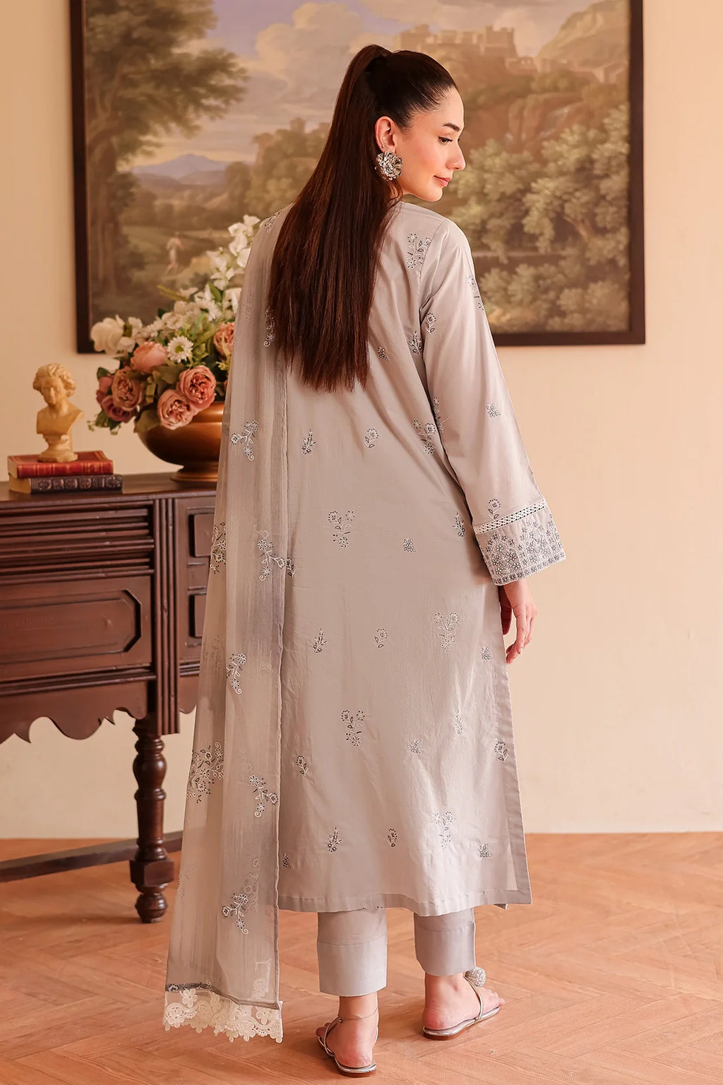 Rashid | White for summer Lawn | 505