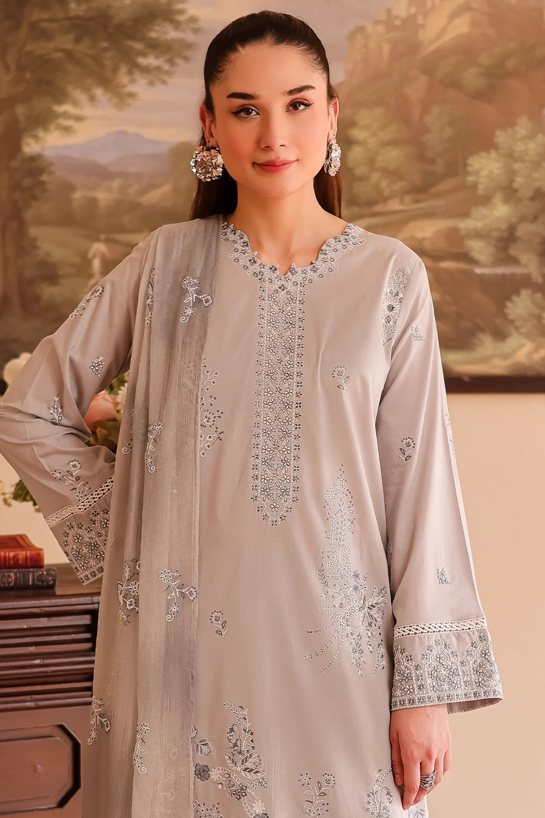 Rashid | White for summer Lawn | 505