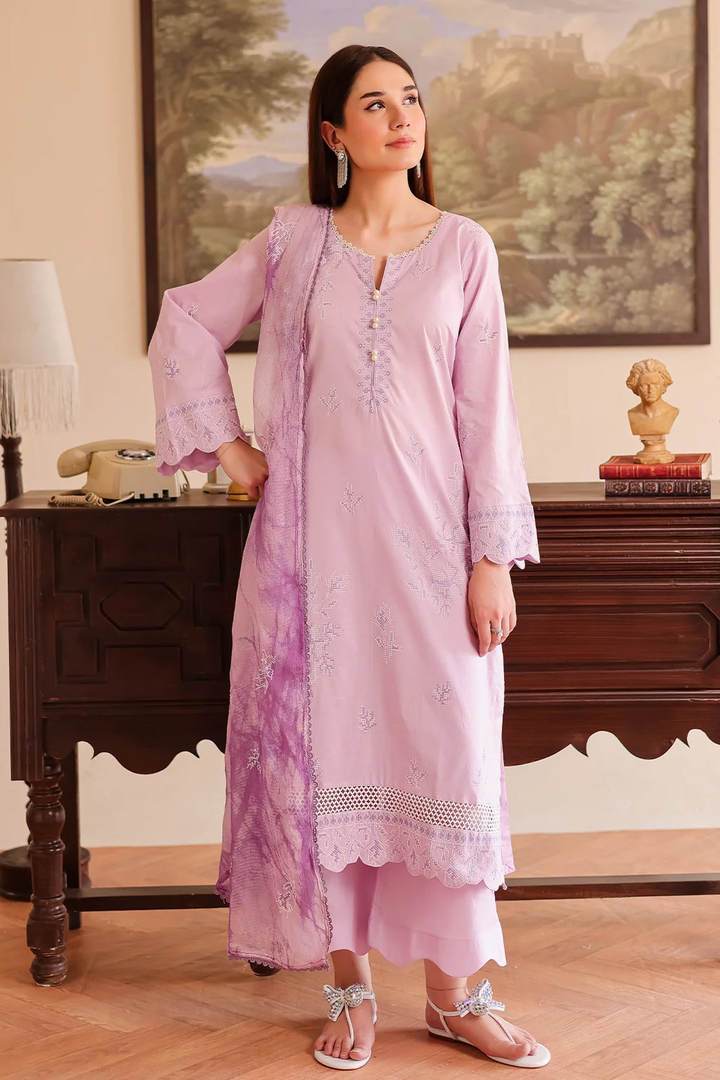 Rashid | White for summer Lawn | 506