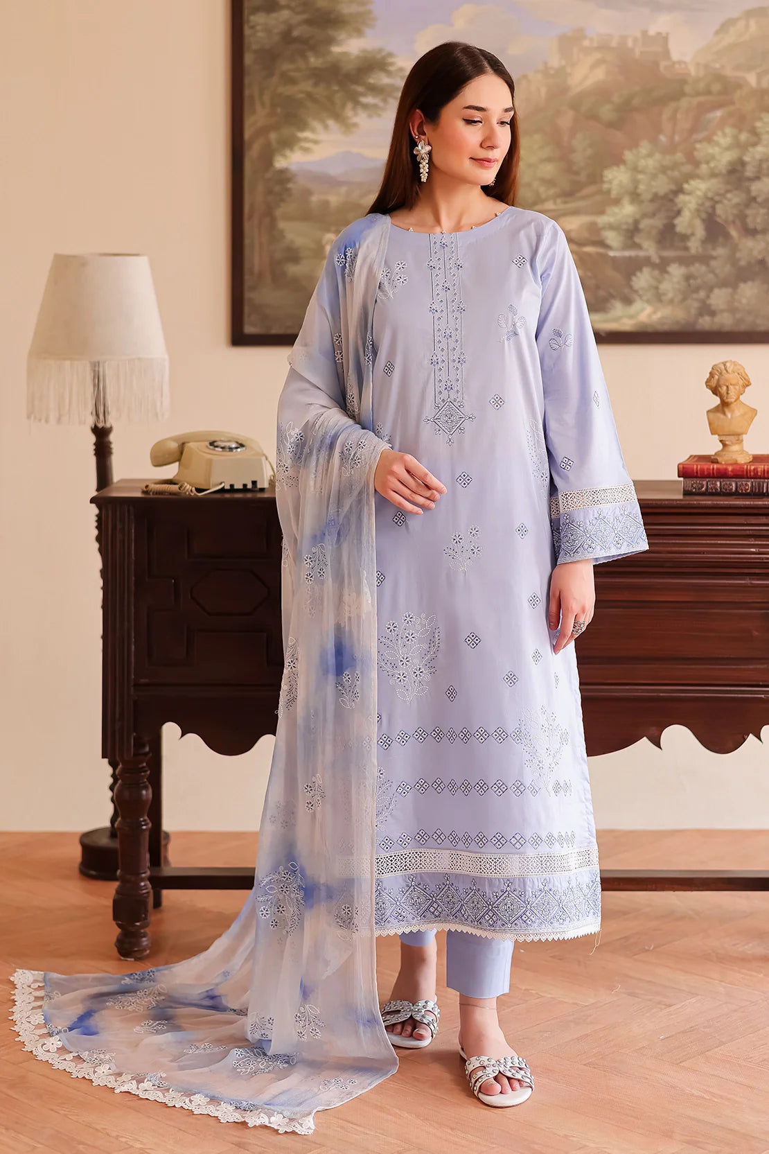 Rashid | White for summer Lawn | 507