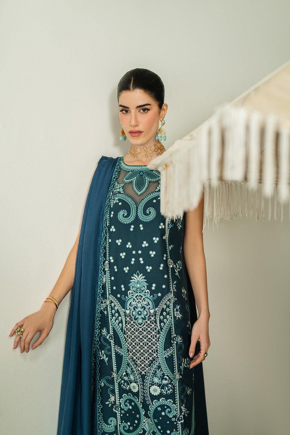 Zariya | Zaira Blooming Flower Unstitched Lawn | FAUNA