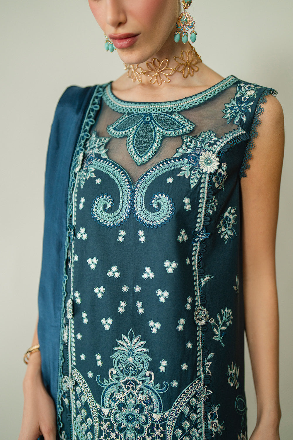 Zariya | Zaira Blooming Flower Unstitched Lawn | FAUNA