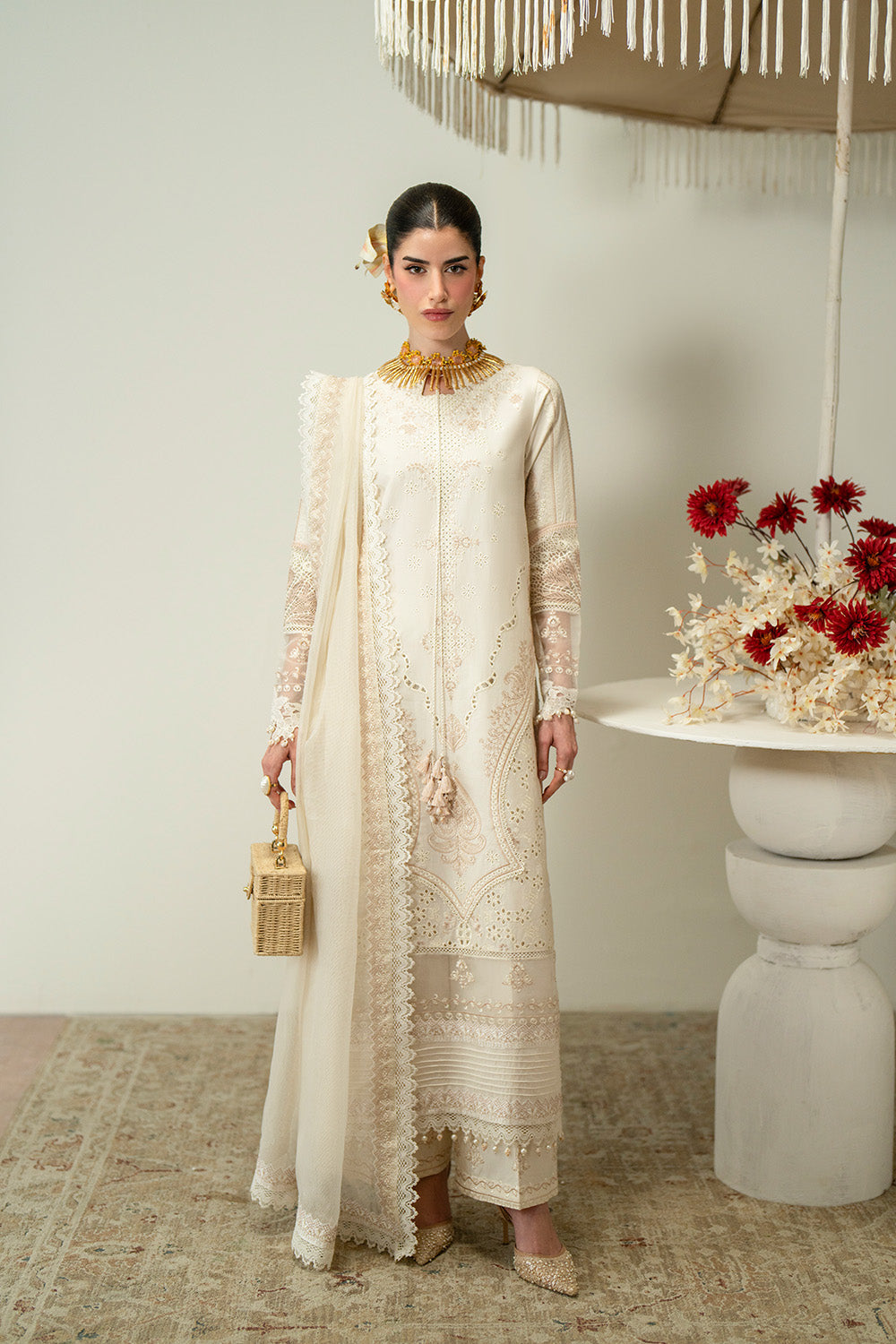 Zariya | Zaira Blooming Flower Unstitched Lawn | ORSA