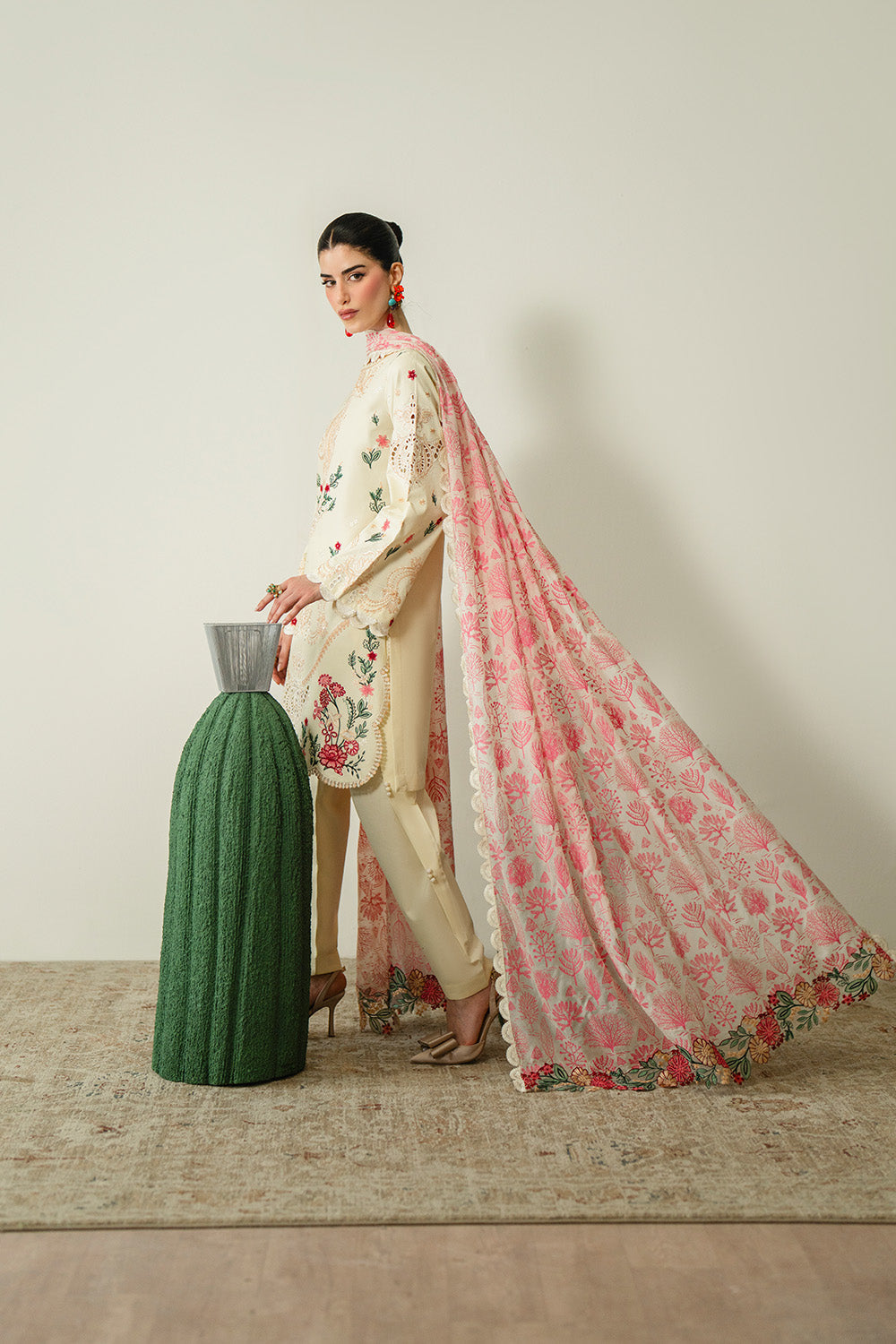 Zariya | Zaira Blooming Flower Unstitched Lawn | MAIA