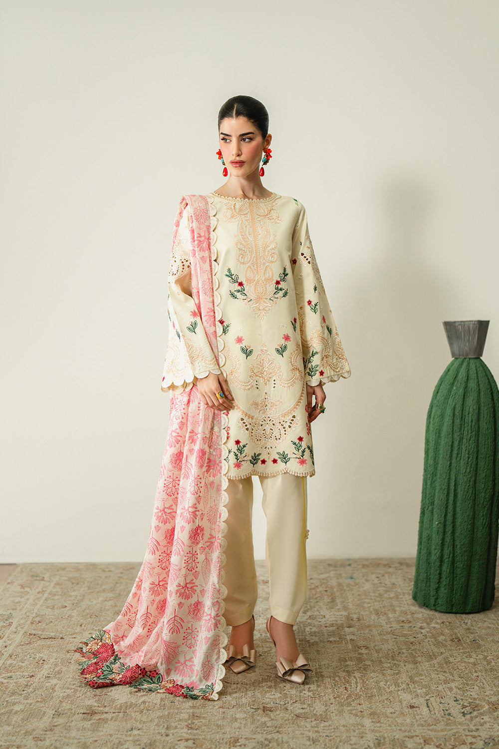 Zariya | Zaira Blooming Flower Unstitched Lawn | MAIA