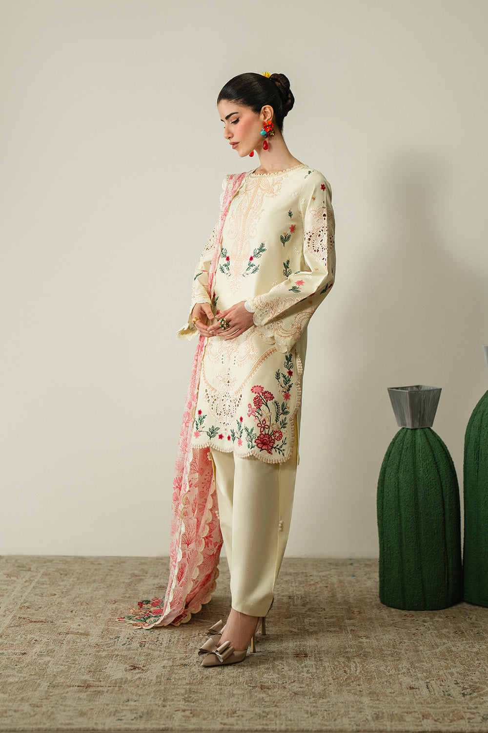Zariya | Zaira Blooming Flower Unstitched Lawn | MAIA