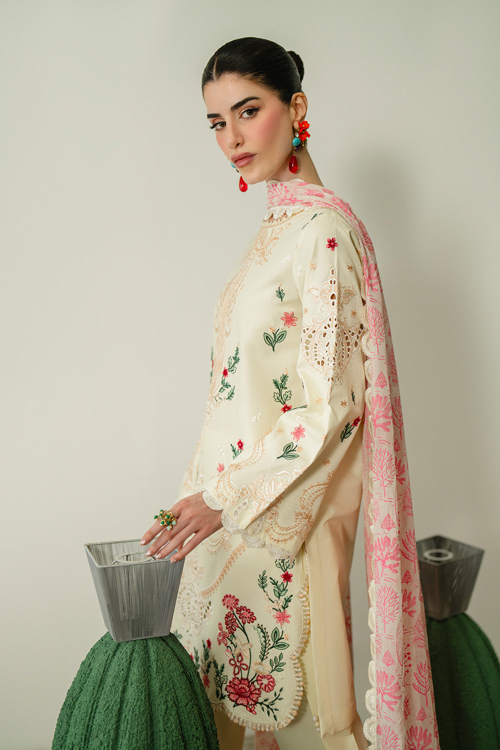 Zariya | Zaira Blooming Flower Unstitched Lawn | MAIA