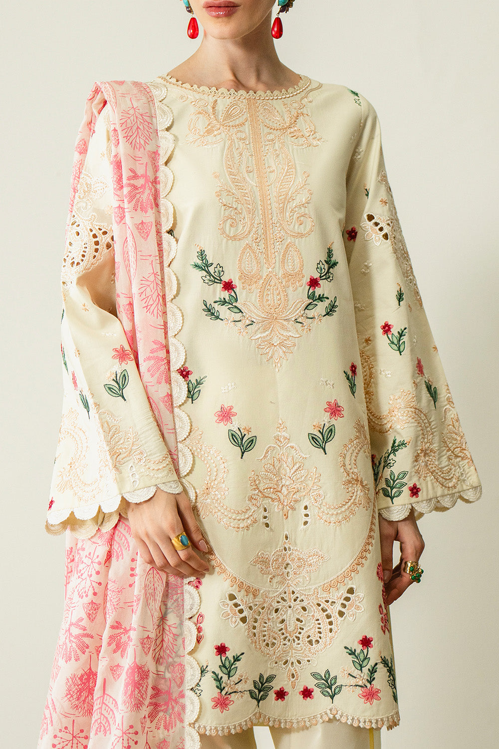 Zariya | Zaira Blooming Flower Unstitched Lawn | MAIA