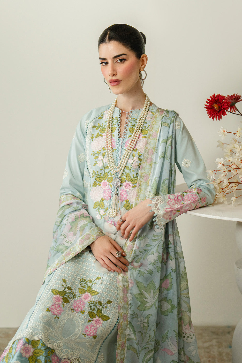 Zariya | Zaira Blooming Flower Unstitched Lawn | IDALIA