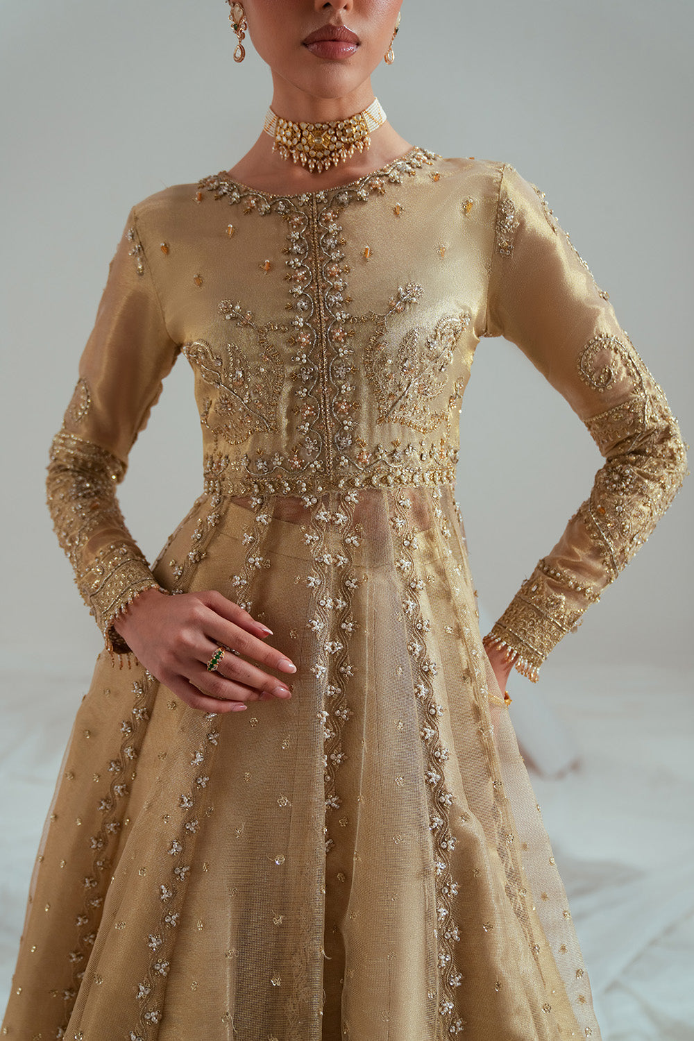 Zariya | Elyse Couture Festive | AURELIA GOLD - ZSS6307