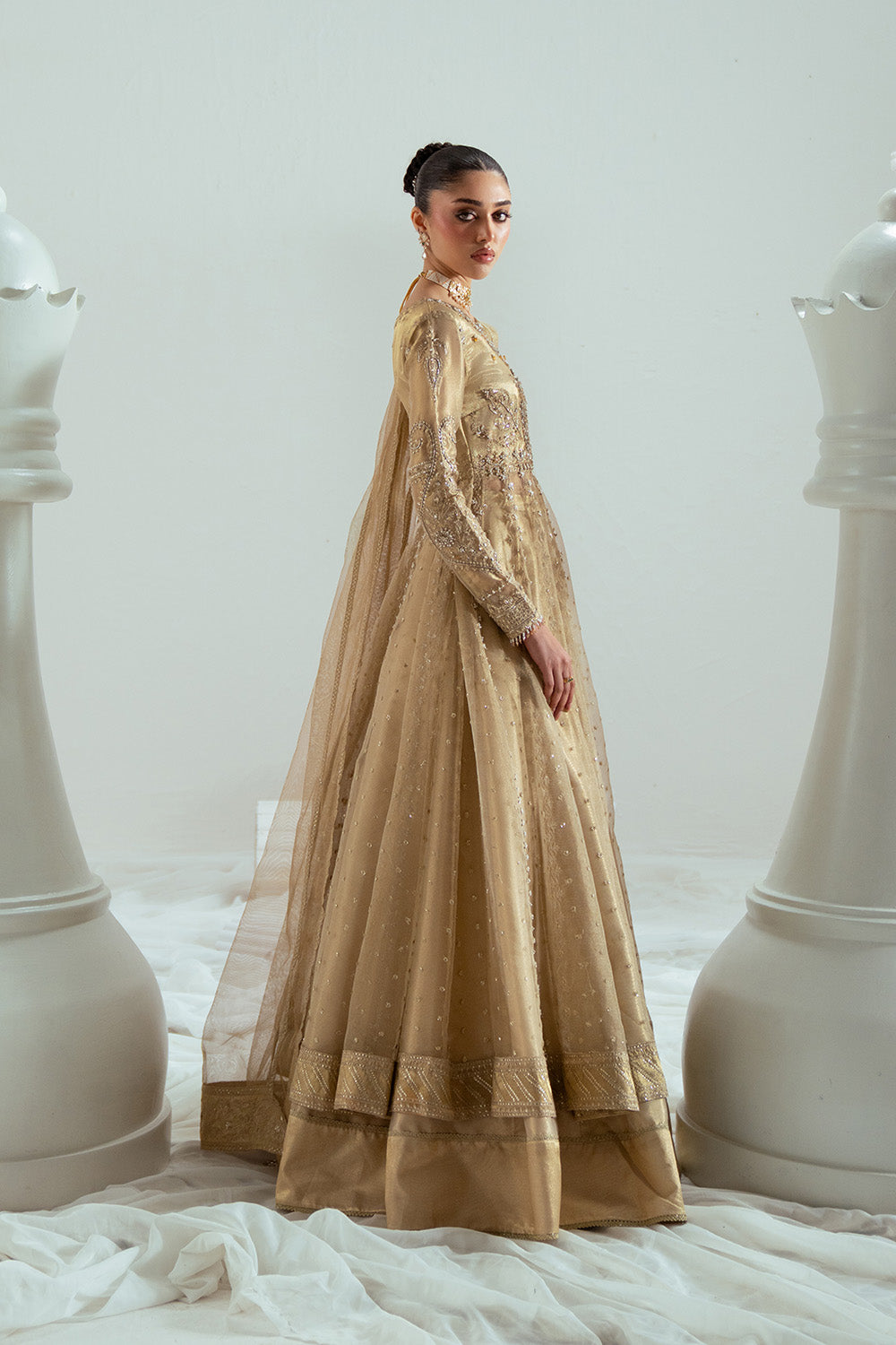 Zariya | Elyse Couture Festive | AURELIA GOLD - ZSS6307