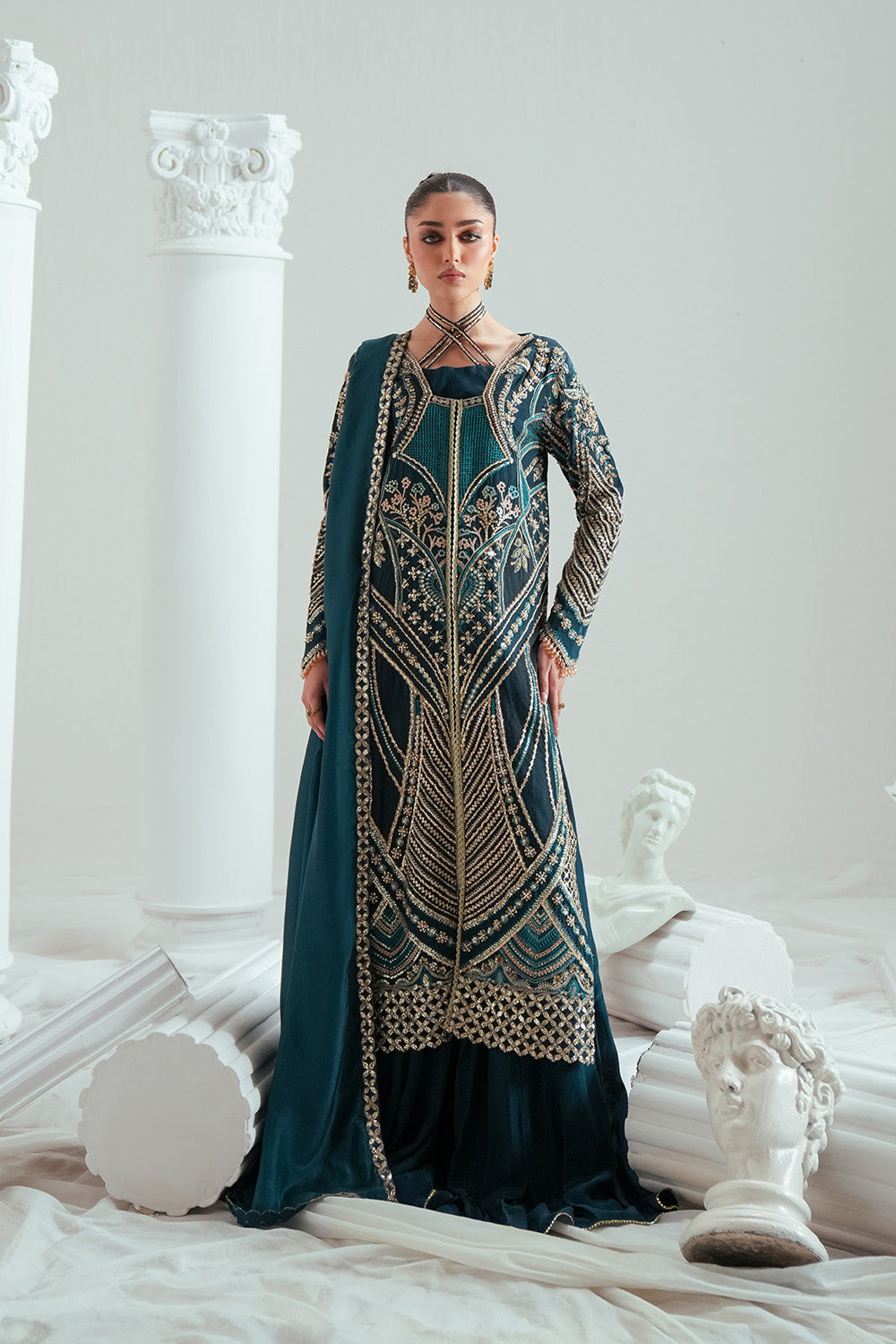 Zariya | Elyse Couture Festive | TEALARA - ZSS6308