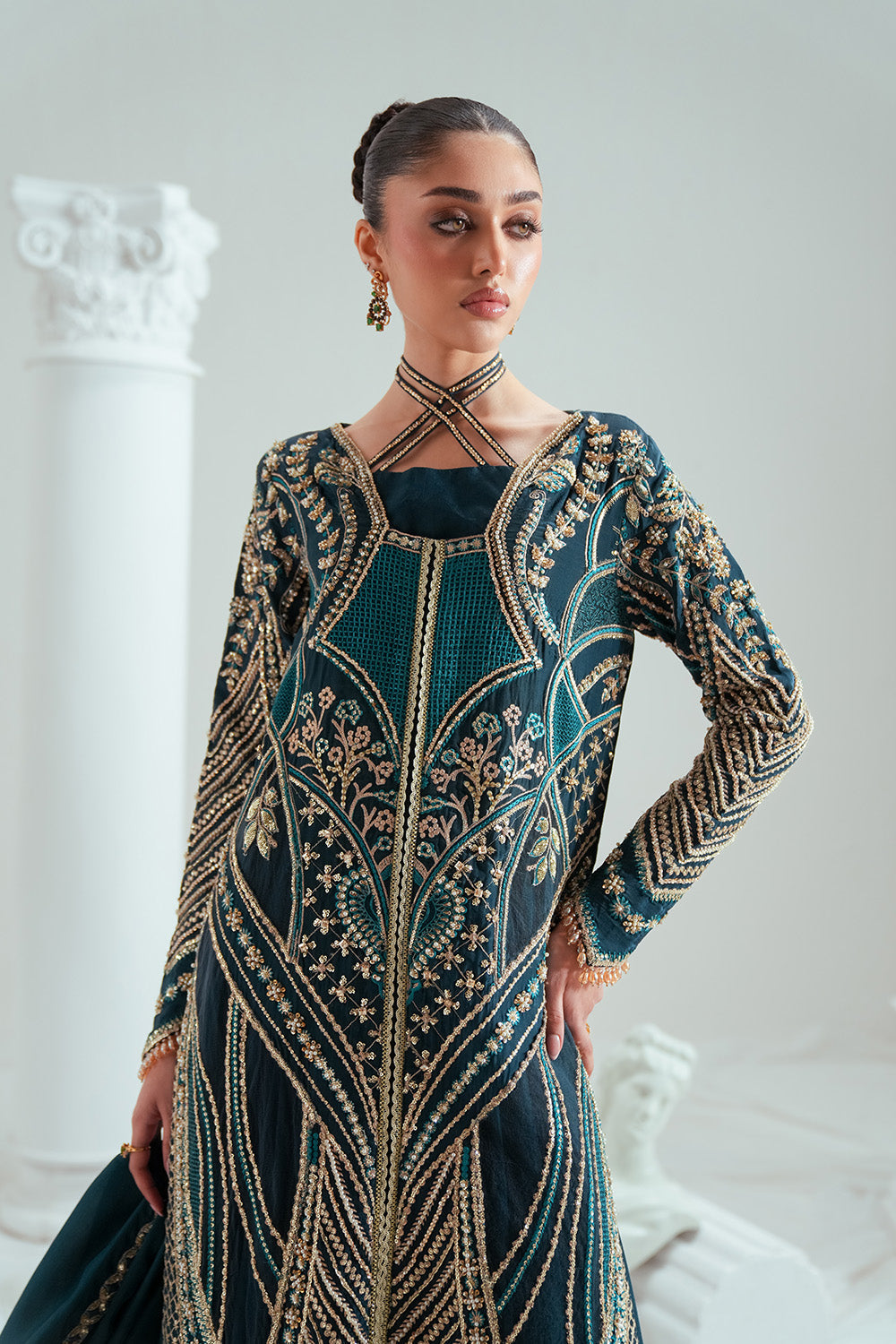 Zariya | Elyse Couture Festive | TEALARA - ZSS6308