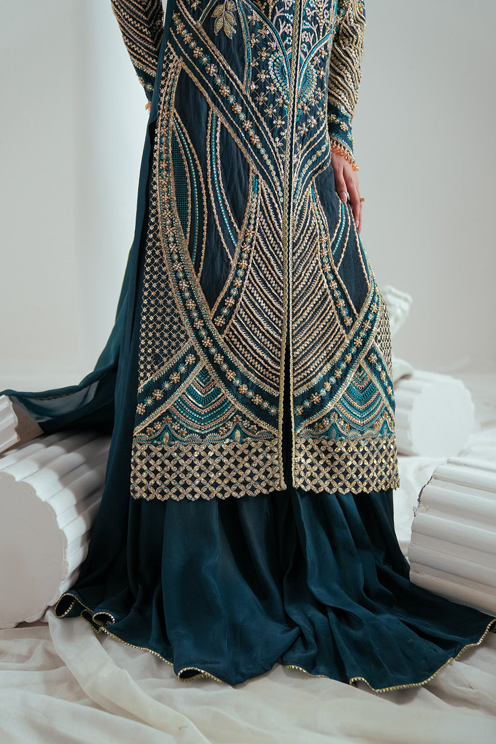 Zariya | Elyse Couture Festive | TEALARA - ZSS6308