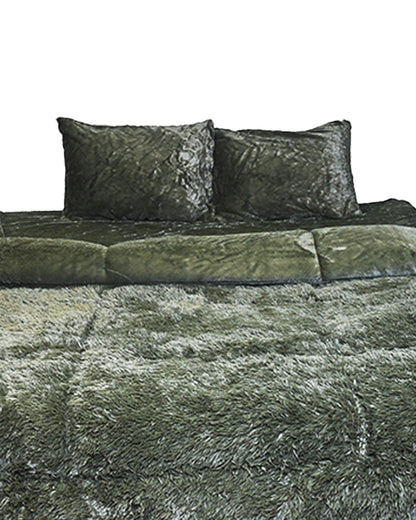 Complete 4pc Shaggy Soft Faux Fur Se | A7