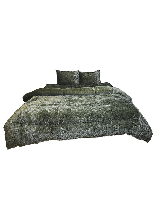 Complete 4pc Shaggy Soft Faux Fur Se | A7