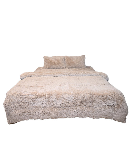 Complete 4pc Shaggy Soft Faux Fur Se | A1