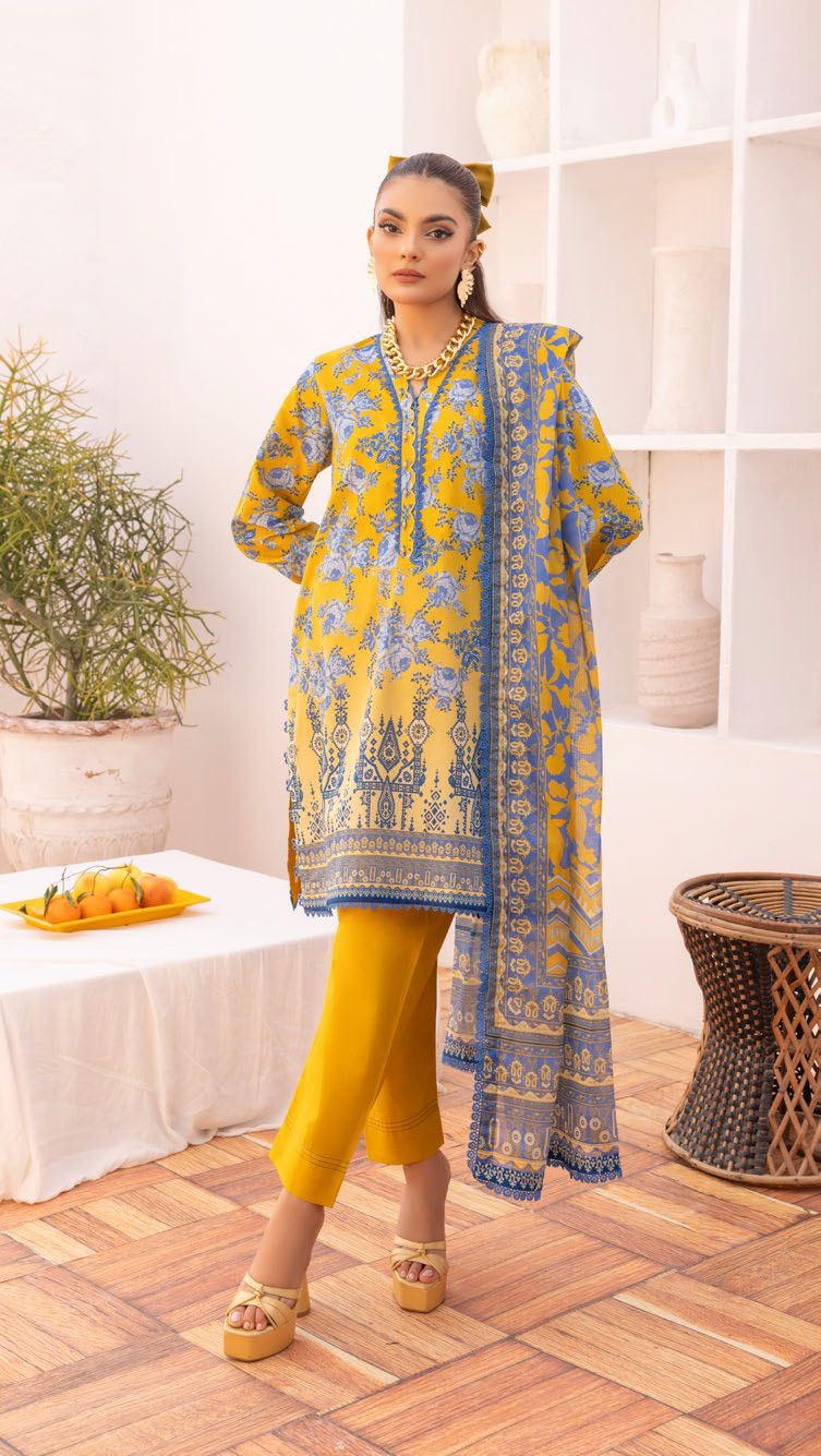 GulAhmed | Printed Lawn | GA-06