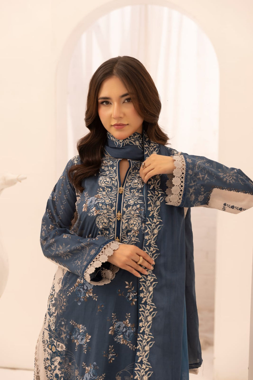 Mahees by Riaz Arts |  Mariyum - Unstitched 3pc | Laren