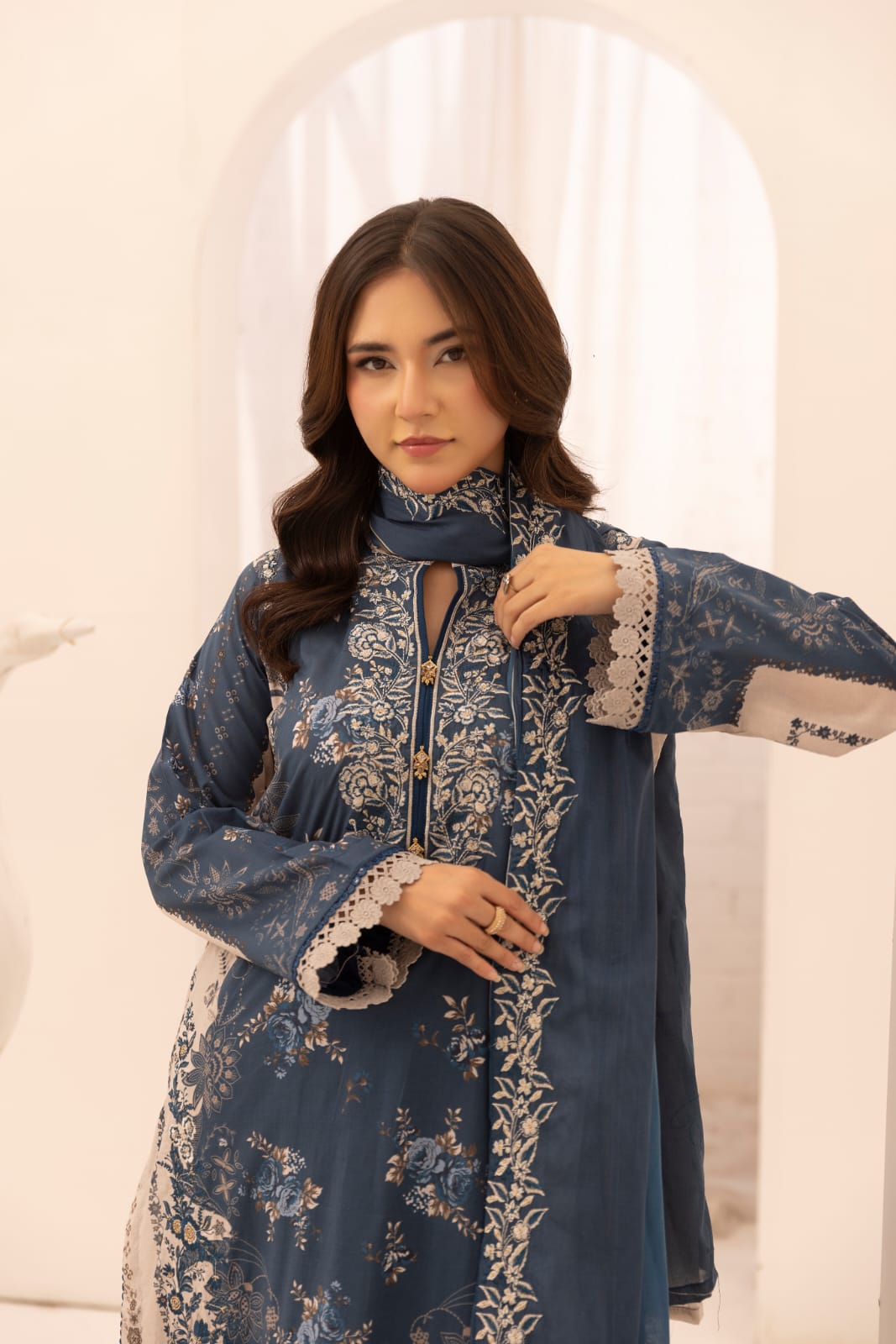 Mahees by Riaz Arts |  Mariyum - Unstitched 3pc | Laren