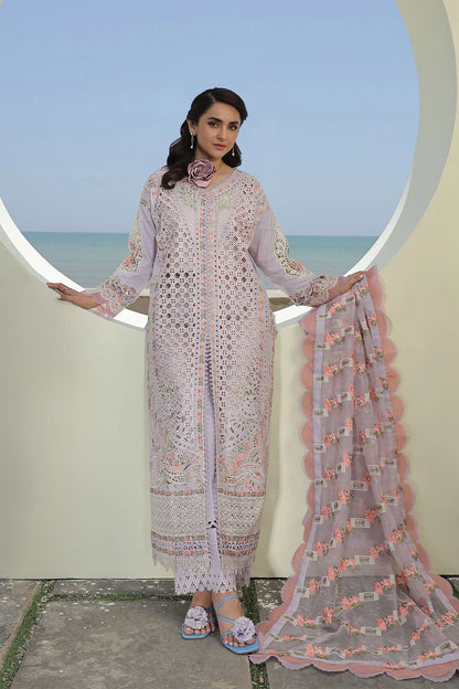 Maryam Hussain | Embroidered Lawn | FEROZ