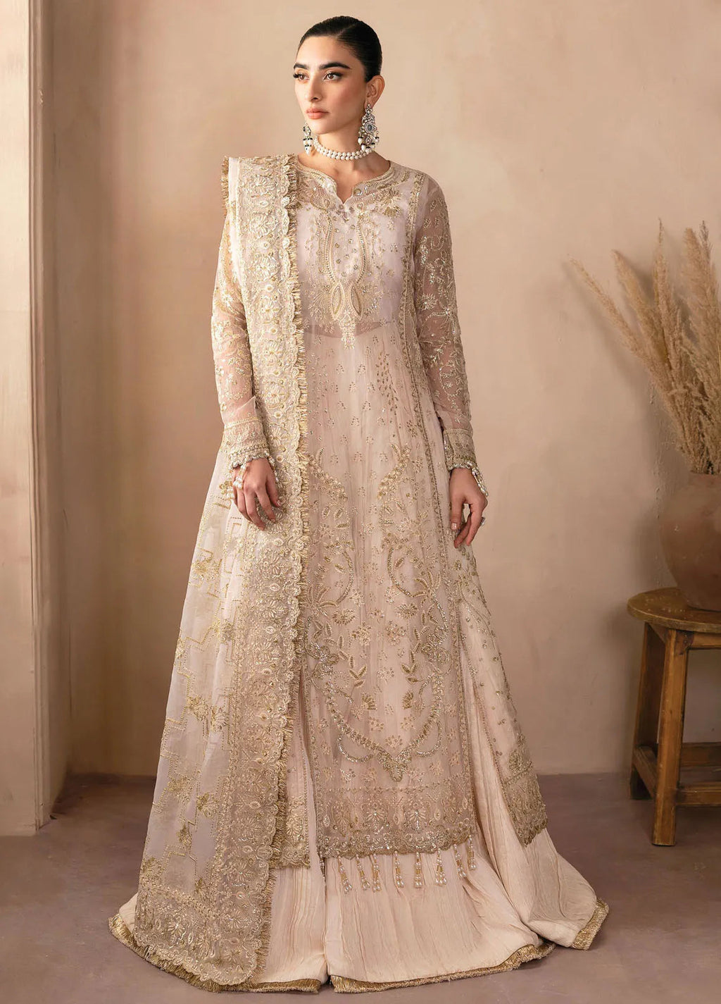 Emaan Adeel | Clay & Couture Embroidered | Opaline