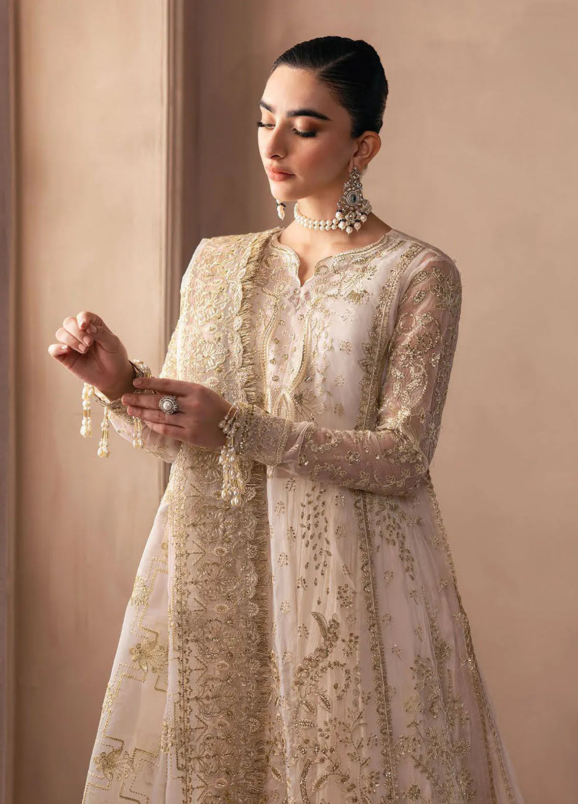Emaan Adeel | Clay & Couture Embroidered | Opaline