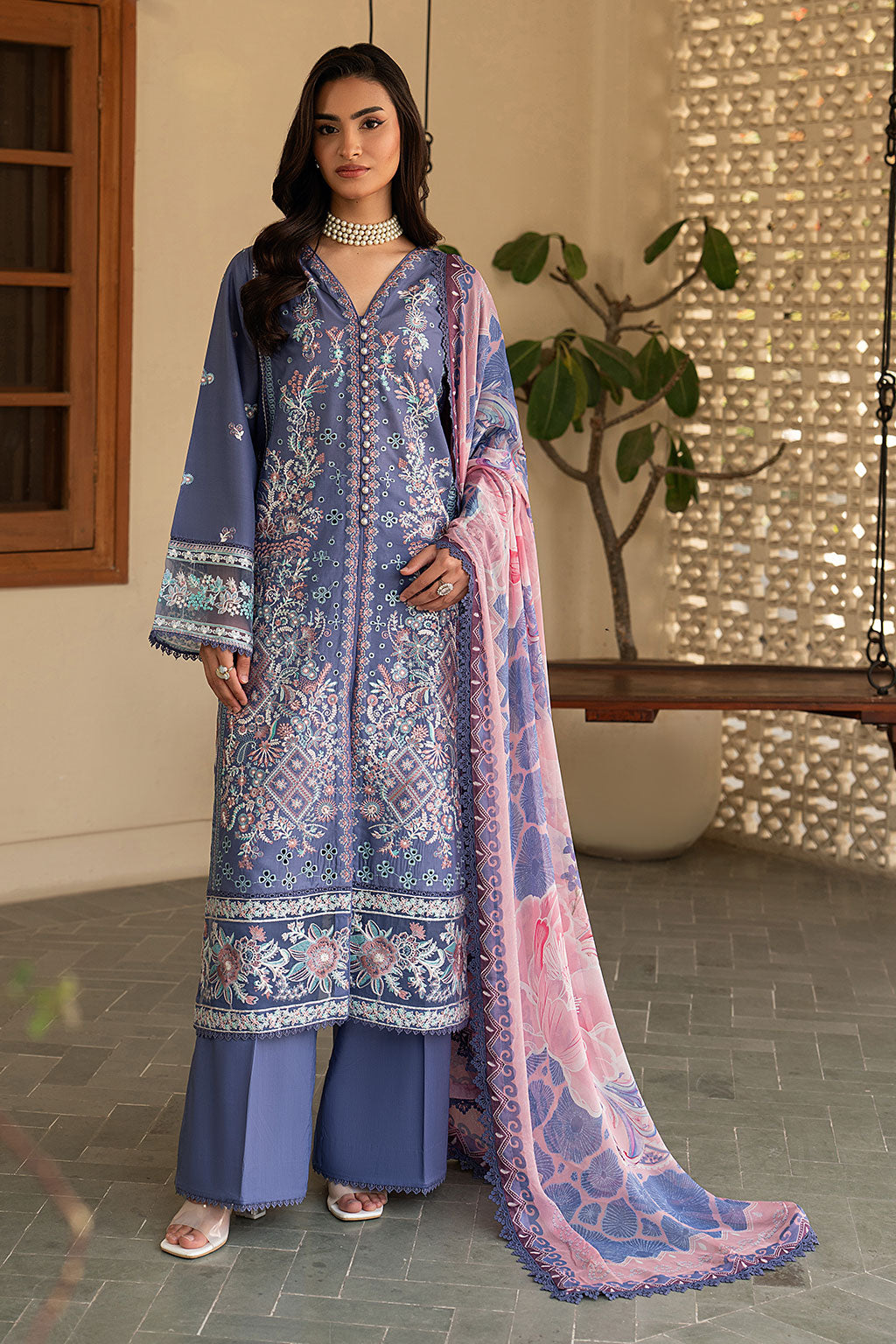 Ramsha | Ghazal Luxury lawn Vol 07 | G-707