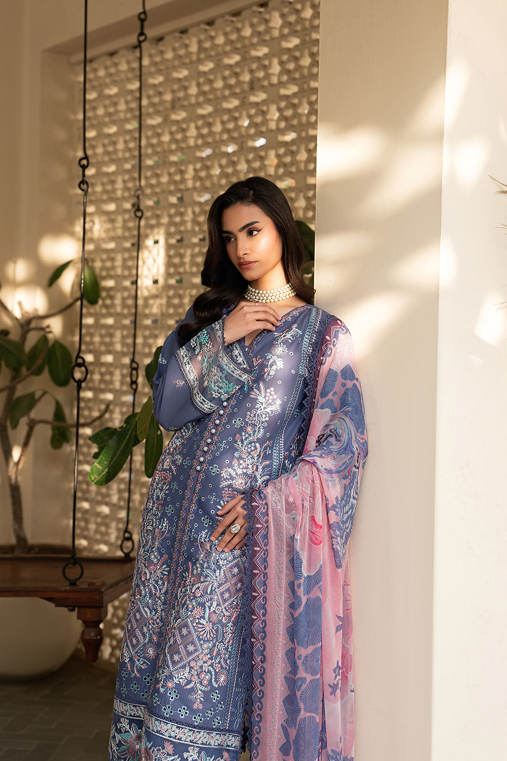 Ramsha | Ghazal Luxury lawn Vol 07 | G-707