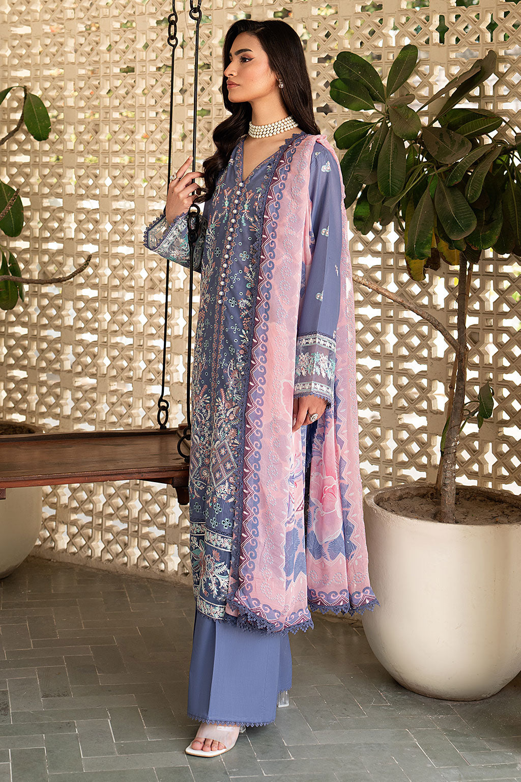Ramsha | Ghazal Luxury lawn Vol 07 | G-707