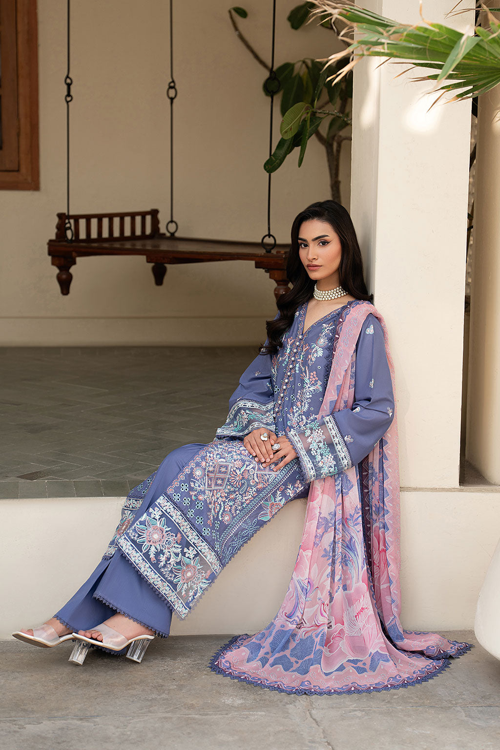 Ramsha | Ghazal Luxury lawn Vol 07 | G-707