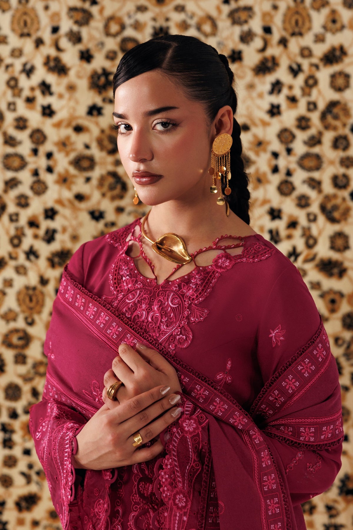 Qalamkar | Q Line Lilen Winter | QLW-02 ALEENA
