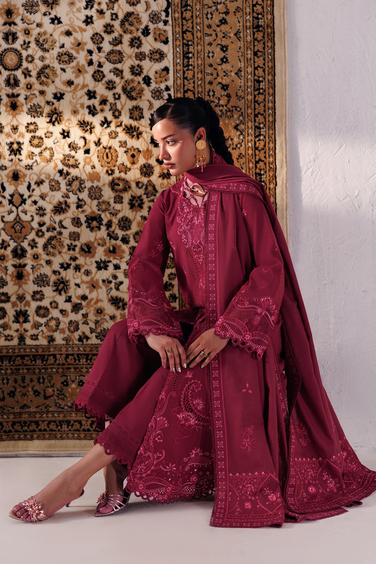 Qalamkar | Q Line Lilen Winter | QLW-02 ALEENA